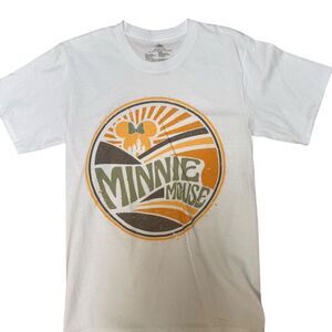 Disney Parks Minnie Mouse Sunrise Castle Graphic T-Shirt Size S
